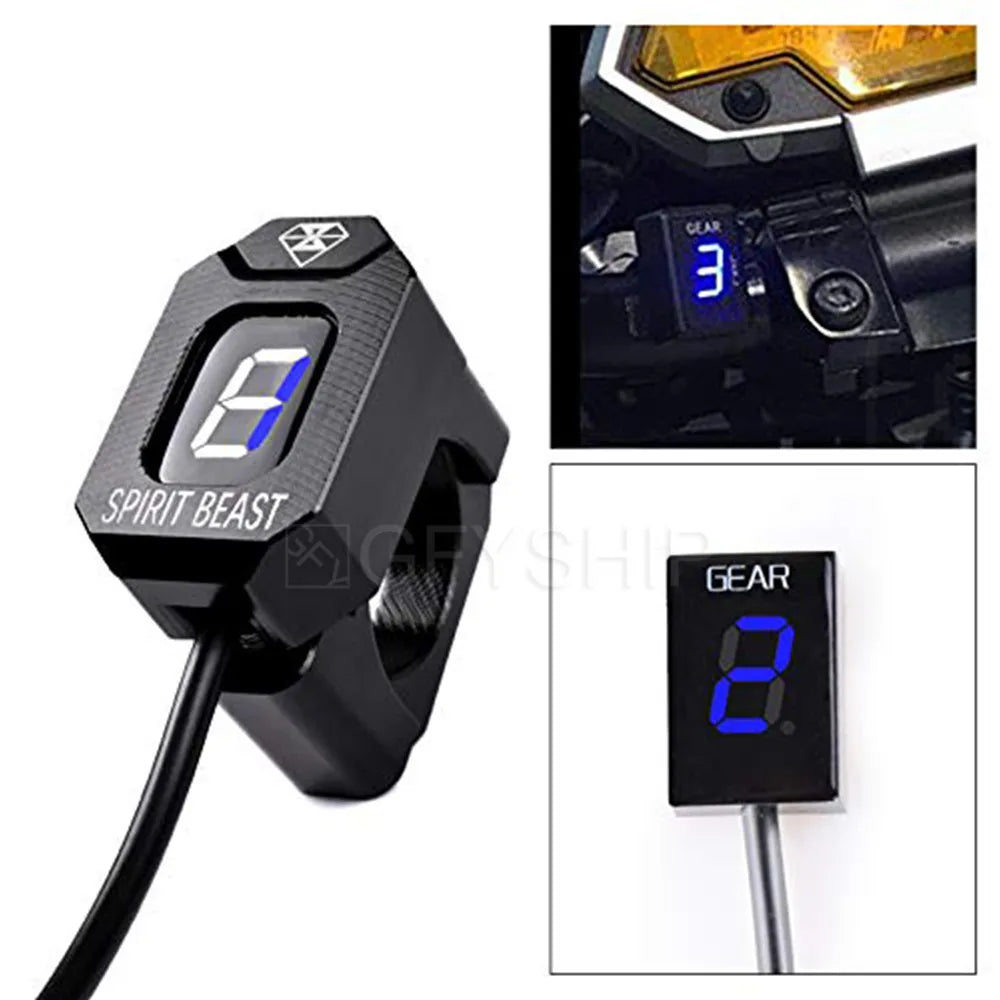 For Buell XB12STT Lightning Super TT ALL YEARS Motorcycle Gear Indicator 1-6 Level Digital Gear Meter