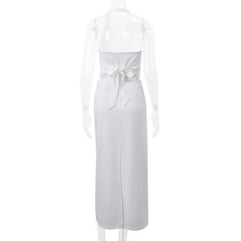 Halter Slit Skirt Set - P12 Hub Europe