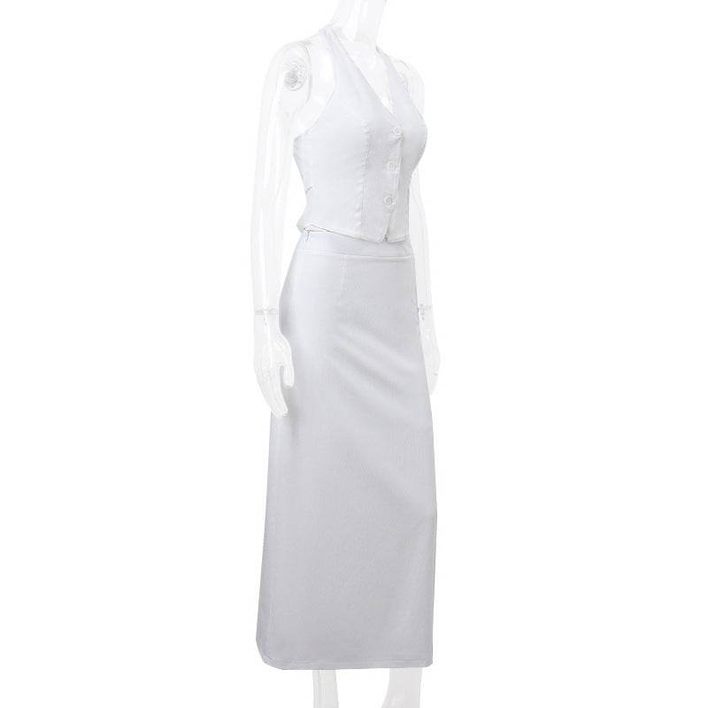 Halter Slit Skirt Set - P12 Hub Europe