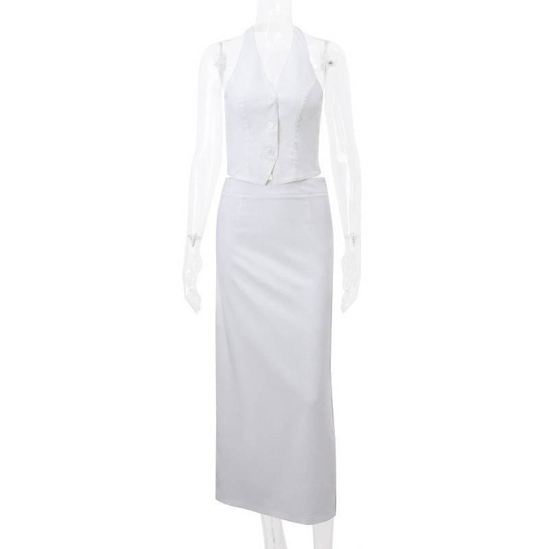 Halter Slit Skirt Set - P12 Hub Europe