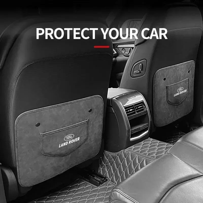 Car Seat Anti Kicking Dirty Wear Scratch Mat For Land Rover Discovery 2 3 4 Range Rover Freelander 1 2 SV SVR Velar Evoque