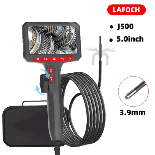 Borescope 3.9mm 5" 1080P, LED, Articulating, Car/Plumbing - P12 Hub Europe