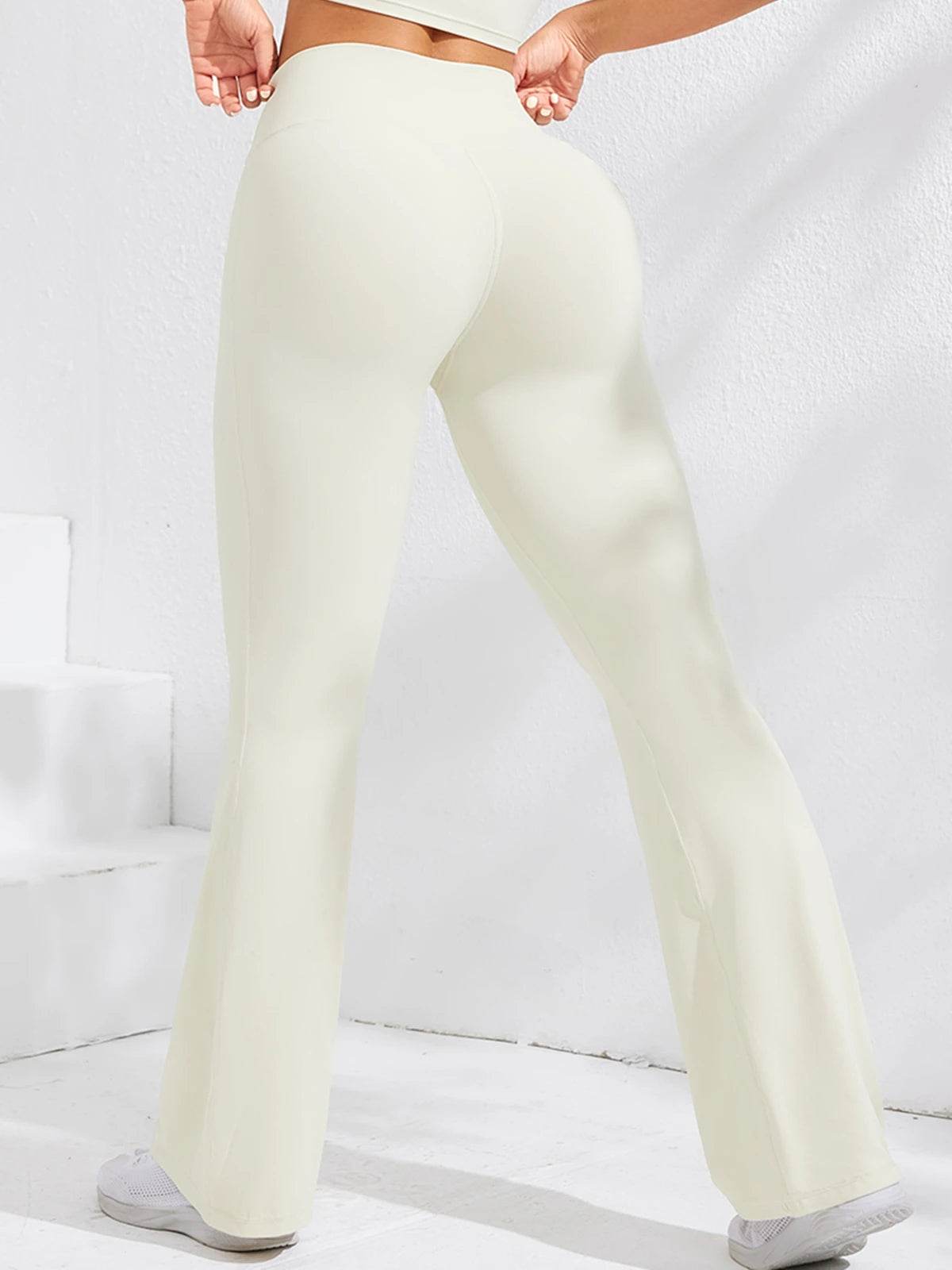Women's High-Waist Flare Leggings - P12 Hub Europe