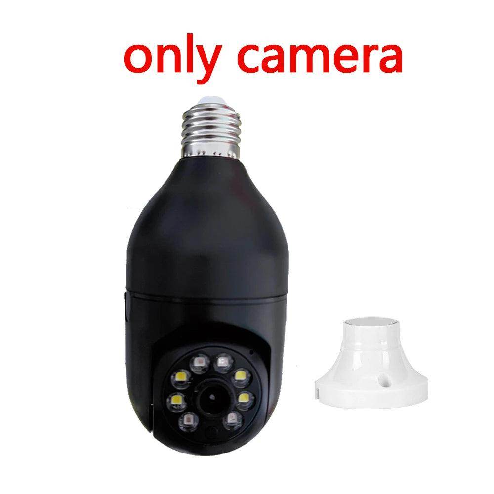 Bulb WiFi Camera E27 Auto Track, Color Night Vision - P12 Hub Europe