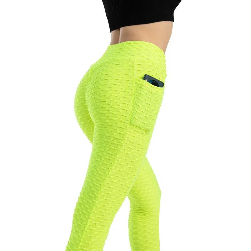 Women's Pocketed Bubble Leggings - P12 Hub Europe