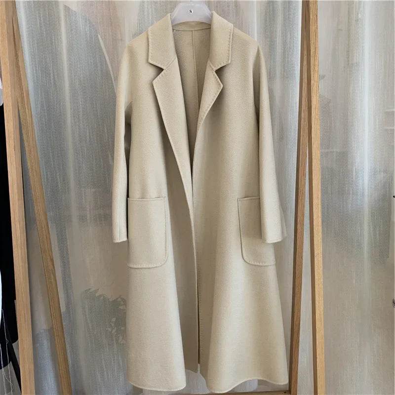 Luxury Cashmere Wool Coat - P12 Hub Europe