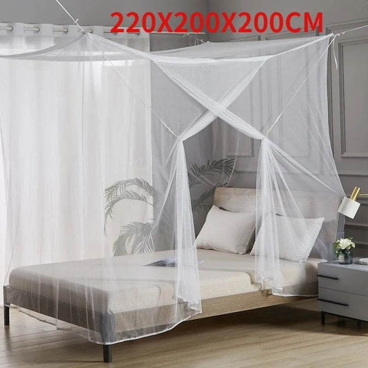 Camping Net White Mesh Portable Square Foldable Mosquito Control Mosquito Net Lightweight Outdoor Camping Tent Sleeping Summer - P12 Hub Europe