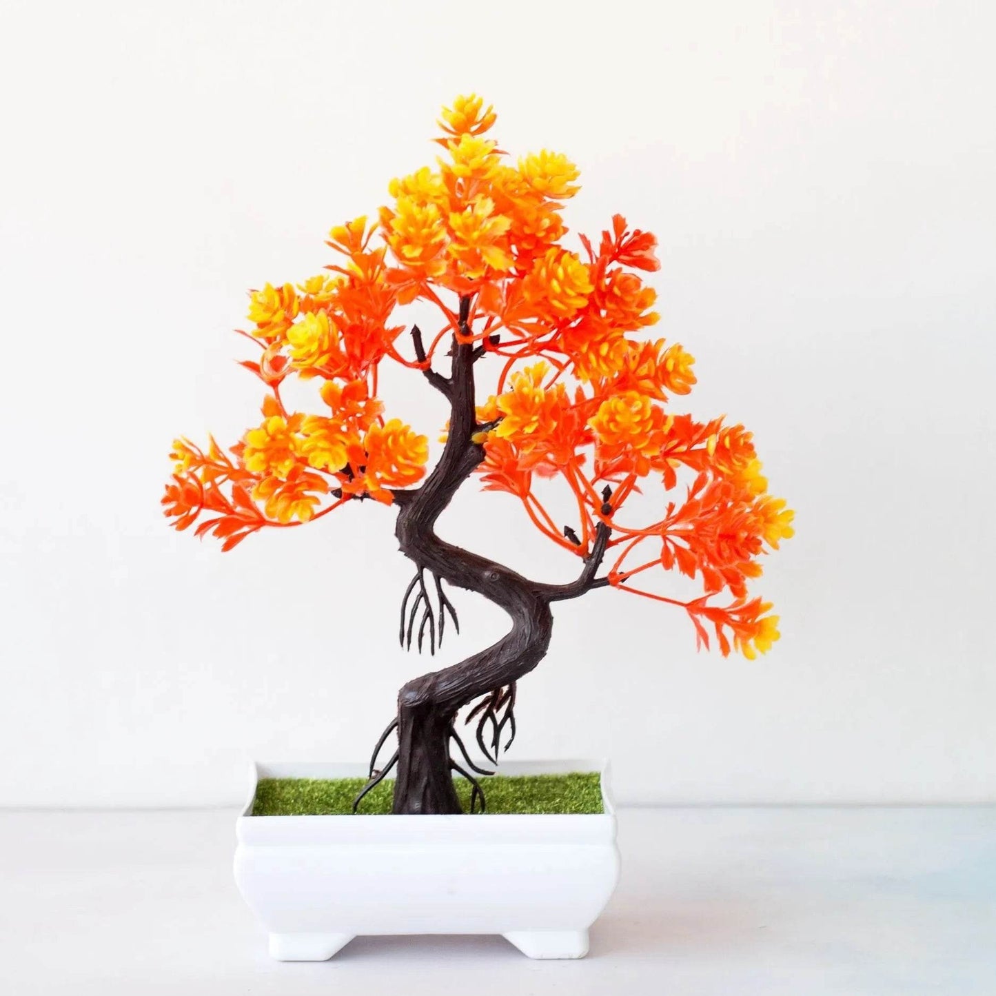 Garden Arrangement Ornaments Plastic Plants Bonsai Small Tree Pot Fake Plant Potted Flower Home Room Table Decoration - P12 Hub Europe