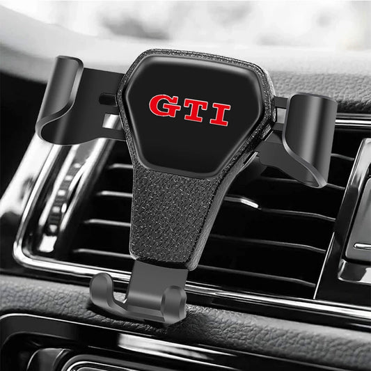 Car Phone Holder Gravity Air Vent Clip GPS Stand Installatio For Volkswagen R GTI Rline Golf Passat Polo Tiguan Teramont Touareg