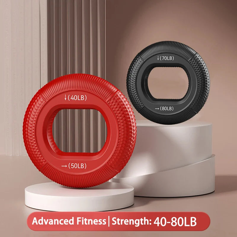Silicone Finger Gripper Ring Hand Muscle Strengthener Ring Wrist Finger Trainer Exercise Carpal Expander Workout Fitness Device