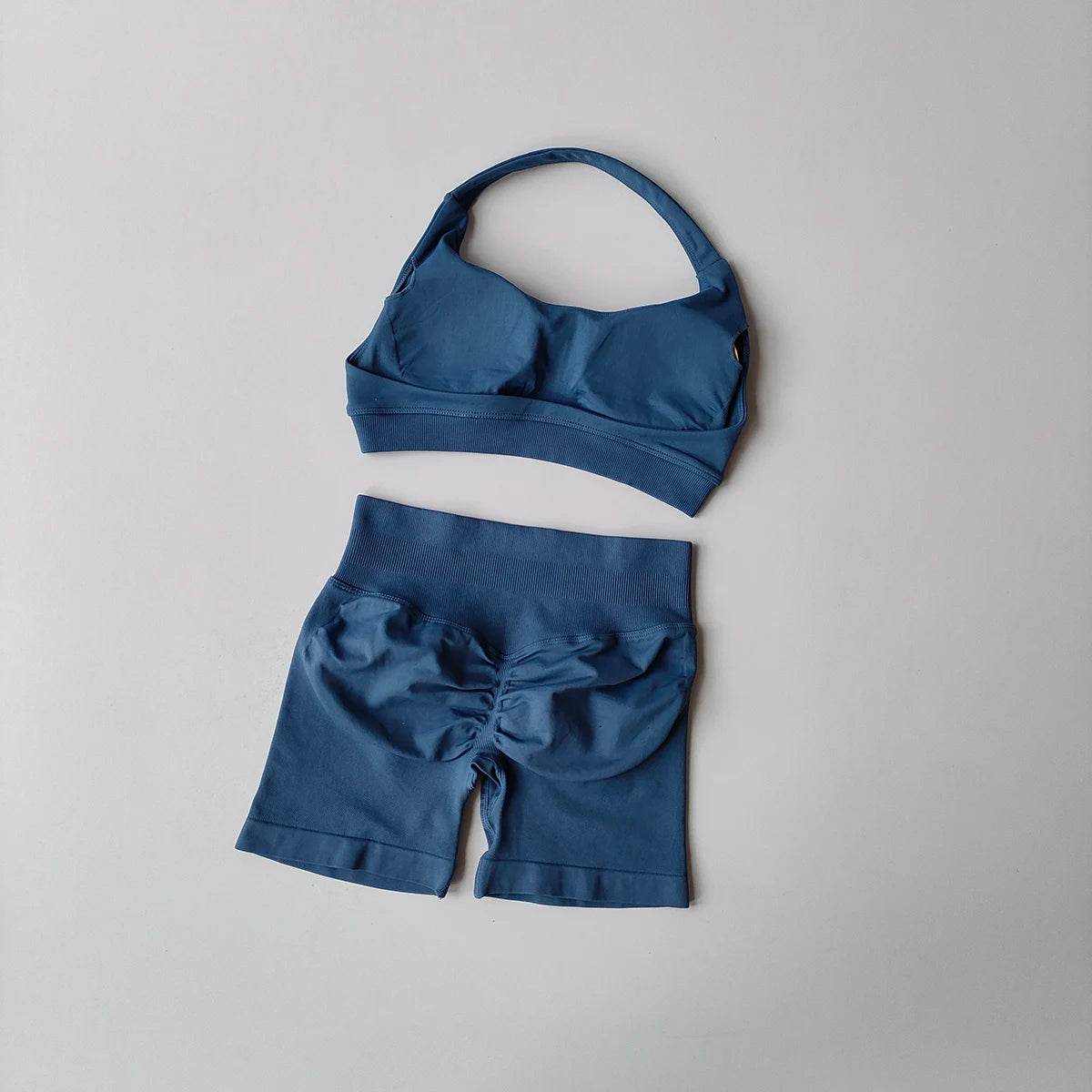 Seamless Halter Sports Shorts Set - P12 Hub Europe