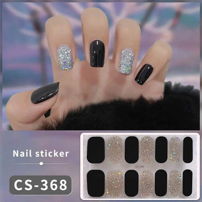 Full Cover Gradient Nail Stickers Multi Color -