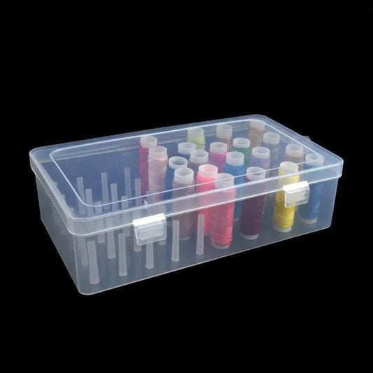 42 Axis Needle and Thread Box Household Storage Box Multi Functional Transparent Needle and Thread Set Thread Box Sorting - P12 Hub Europe