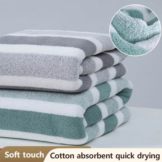 1 Pc Thickened Absorbent Bath Towel Soft Face Towel for Home - P12 Hub Europe