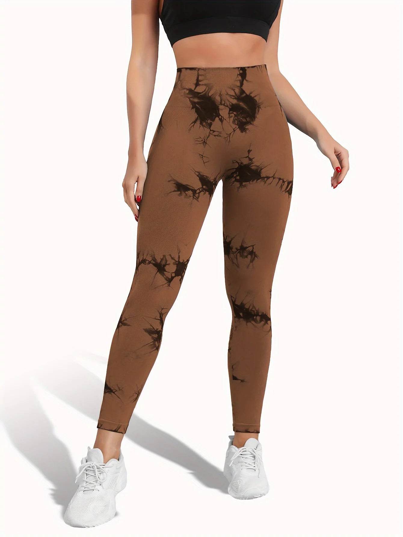 Tie Dye Seamless Butt Lift Leggings - P12 Hub Europe