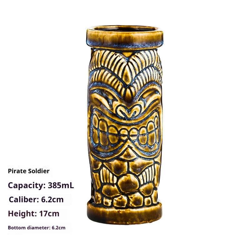 Personalized Hawaiian cocktail cups,tiki bar tiki cups，tiki mugs,creative cups, ceramic cups, zombie cups，drinkware - P12 Hub Europe