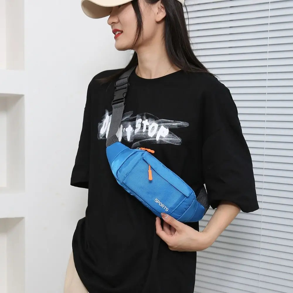 Women Waist Pack Sports Running Waist Bag for Men Mobile Phone Holder Belt Bag Gym Fitness Travel Pouch Chest Bags Waterproof