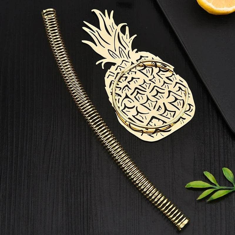 Creative Pineapple Cocktail Strainers Wine Strainer Stainless Steel Bar Strainer Drinkware Tools Bartender Bar Accessories - P12 Hub Europe