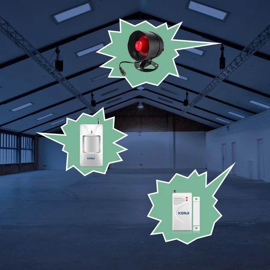 Alarm KERUI WiFi Smart 110dB - P12 Hub Europe