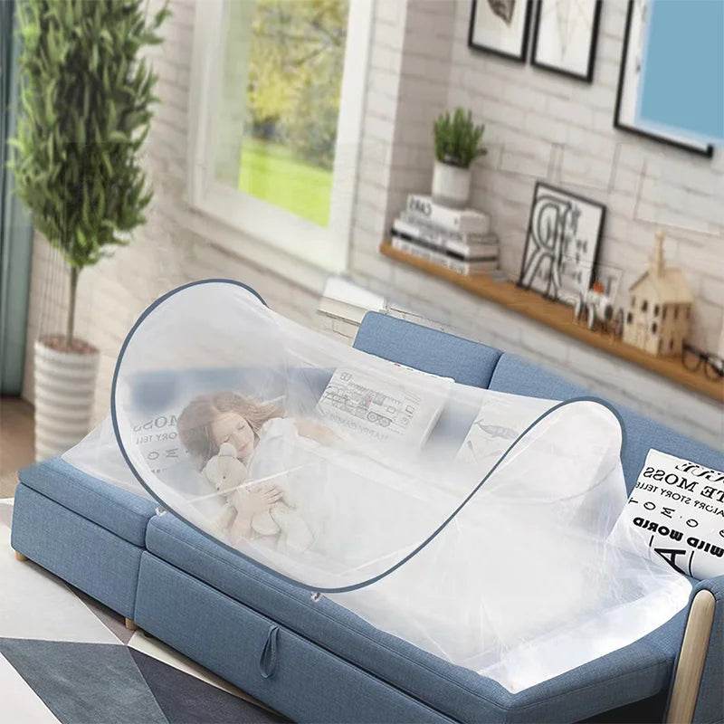 Portable mosquito nets with encrypted mesh and adjustable Mosquito nets Single dormitory camping No need to install foldable. - P12 Hub Europe