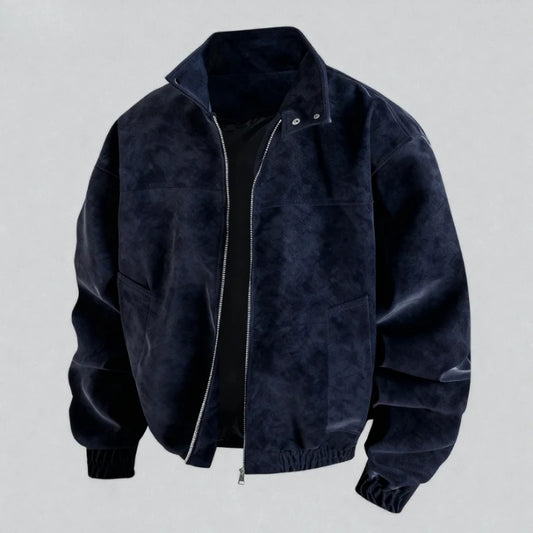 2025 Autumn and Winter New Jacket Men's Stand Up Collar Jacket Loose, Comfortable, Versatile, Handsome, High-quality Jacket  Men