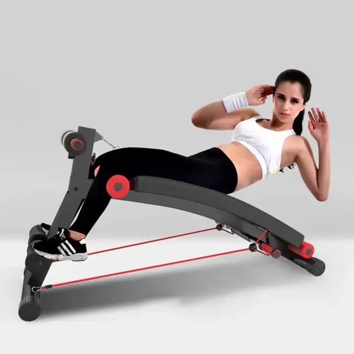 Gym Equipment Sit up Bench Muscle Exercise Ab Chair Foldable Portable Exercise Supine Board Carton Unisex Indoor