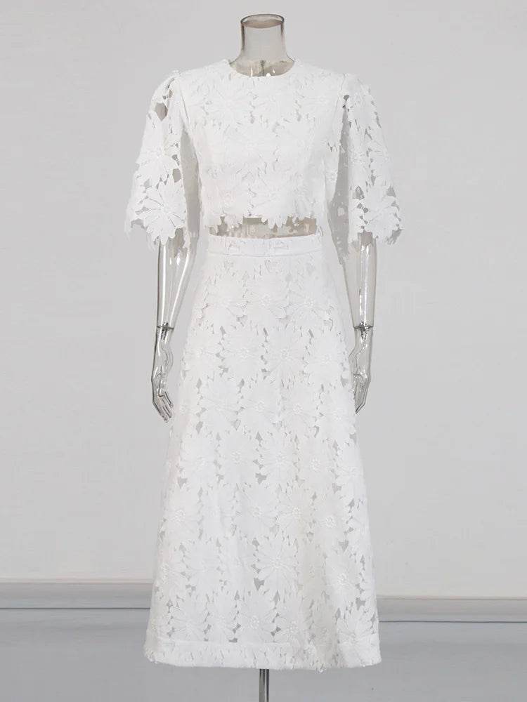 Solid Summer Skirt Suit - P12 Hub Europe