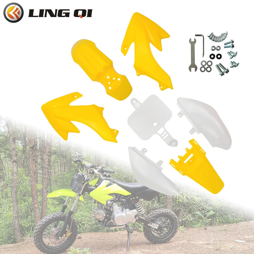 LINQ QI Plastic Fairing Body Kits Fit to CRF50 XR50, For CRF 50 Pit Dirt Motor Trail Bike 50cc 70cc 90cc 110cc 125cc 140