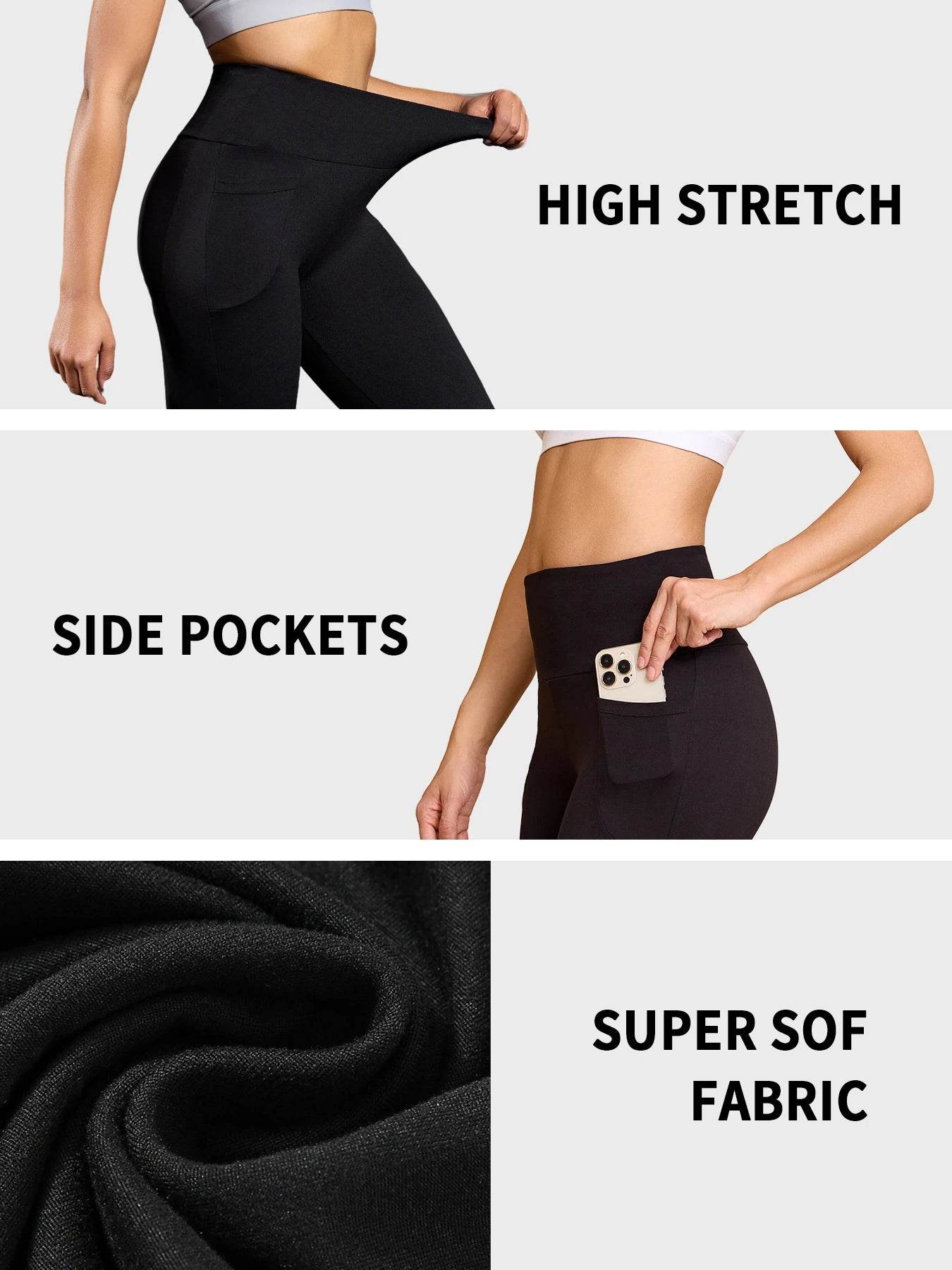 Women's High Waist Capri Leggings - P12 Hub Europe