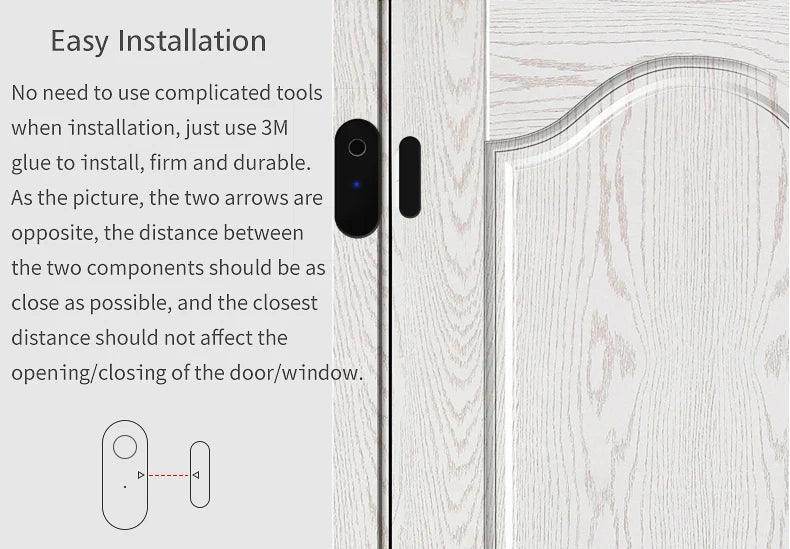 Sensor Door Tuya WiFi Smart - P12 Hub Europe