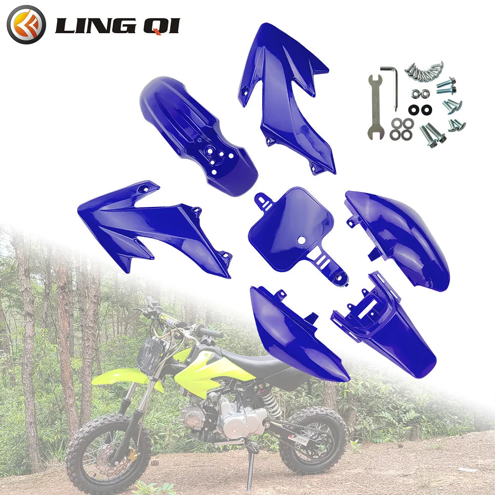 LINQ QI Plastic Fairing Body Kits Fit to CRF50 XR50, For CRF 50 Pit Dirt Motor Trail Bike 50cc 70cc 90cc 110cc 125cc 140