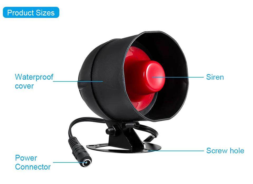 Alarm KERUI WiFi Smart 110dB - P12 Hub Europe