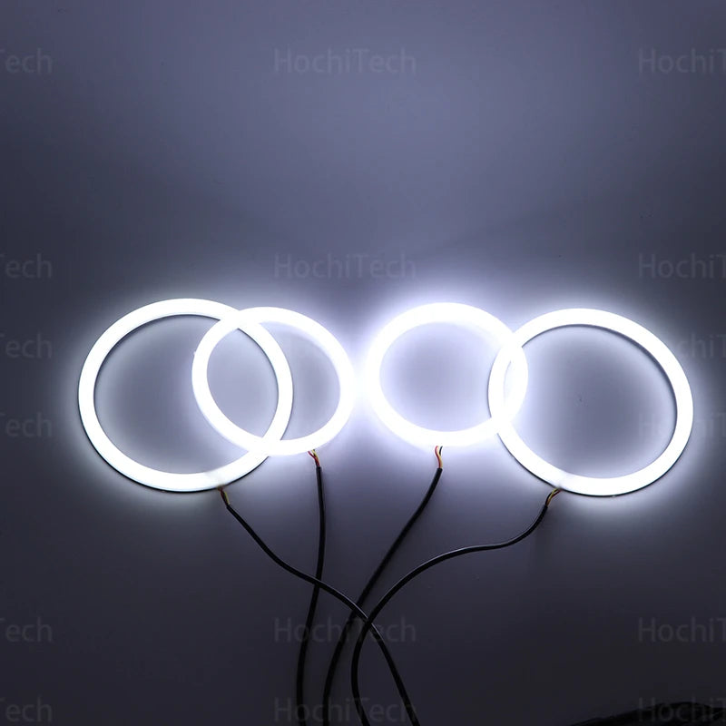 Hight Quality LED Angel Eyes Kit Cotton White Ring For BMW 1 Series E81 E82 E87 E88 2004-2012 XENON HEADLIGHT