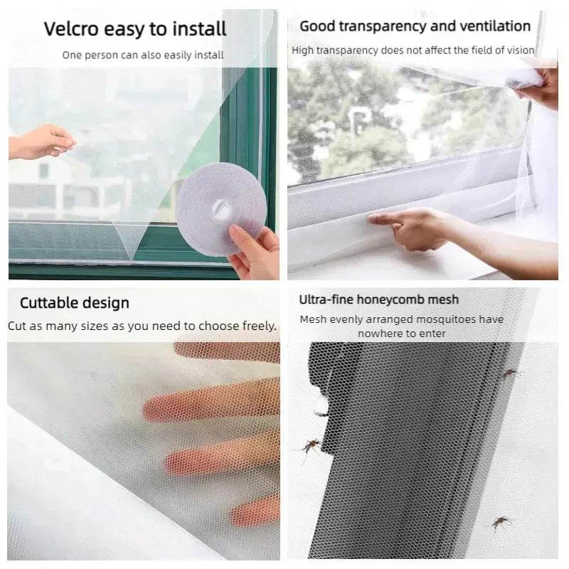 Mosquito-proof window protective film, thin gauze curtain door curtain net, home textiles, garden insect-proof products - P12 Hub Europe