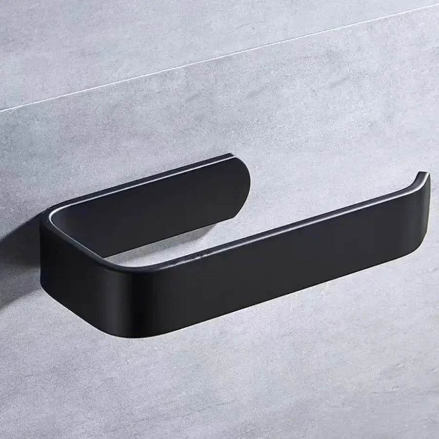 Self-adhesive Towel Rack Wall Mounted Bathroom Items Bathroom Towels Holder Hanger without punching toilet paper holder - P12 Hub Europe