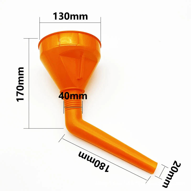 Fuel Funnel Filter Gasoline Engine Oil Funnel Refueling Moto Car Long Mouth Funnels Caravan Campervan Car Repair Filling Tools