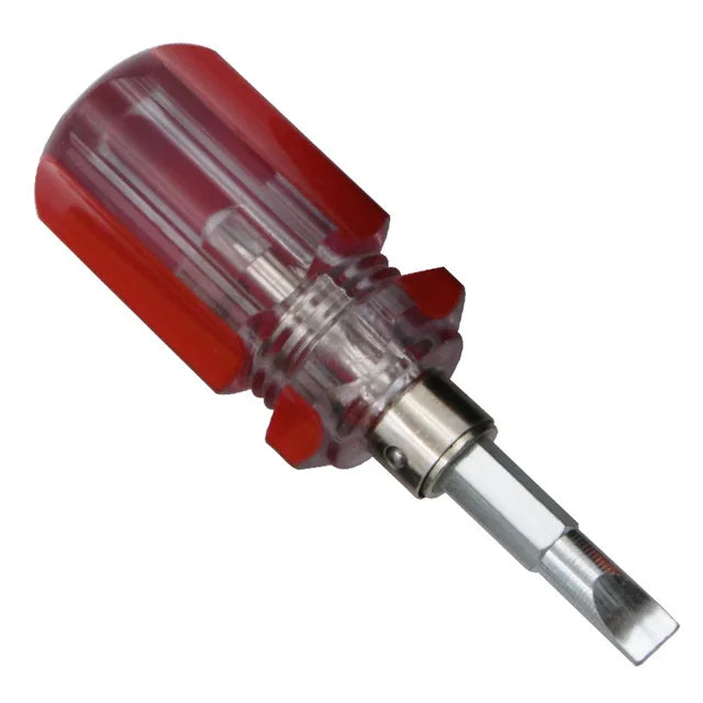 Screwdriver Kit Set Mini Small Portable Radish Head Screw Driver Transparent Handle Repair Hand Tools Precision Car Repair