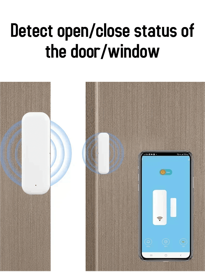 Sensor Door Tuya WiFi Smart - P12 Hub Europe
