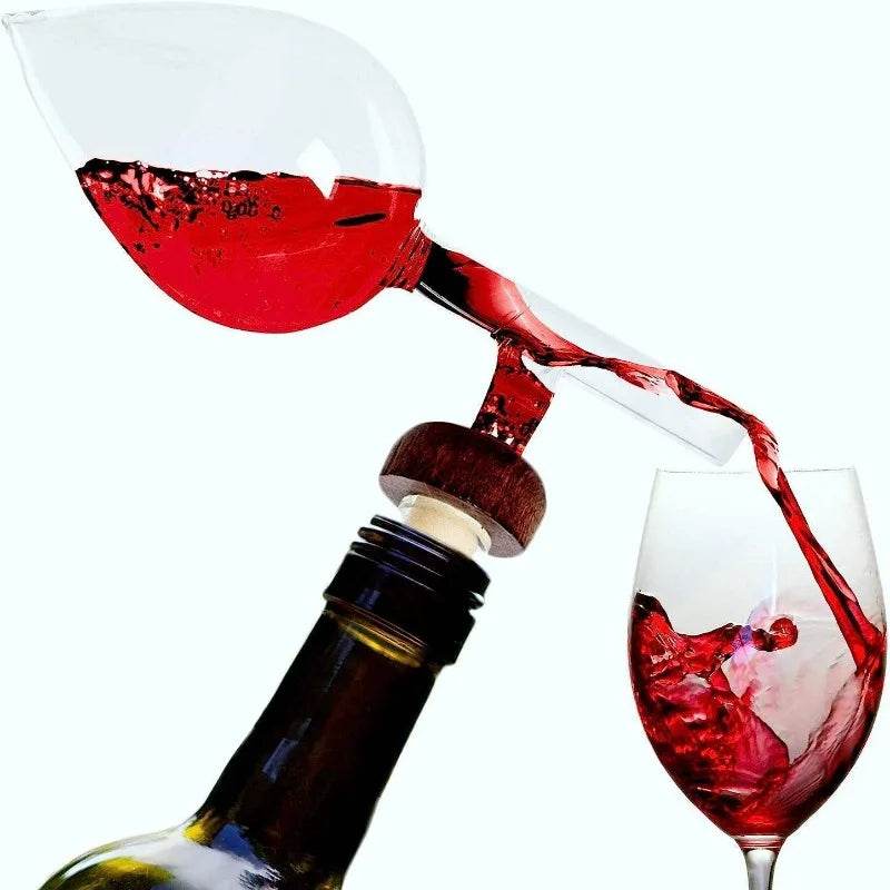 Red Wine Bottle Pouring Device Portable Air Aerator Quick Sobering and Pouring Device New Glass Sobering Device - P12 Hub Europe