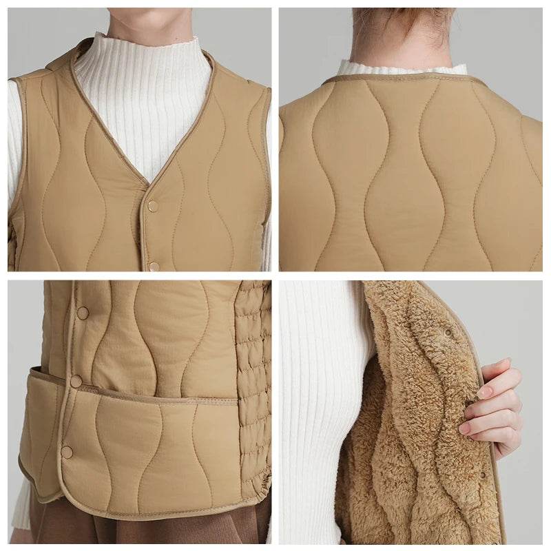 Women's Lightweight Down Vest - P12 Hub Europe