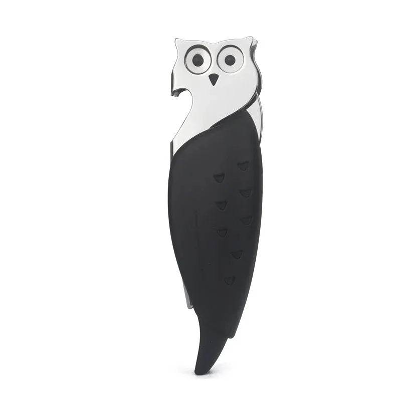Dog Wine Bottle Opener Corkscrew with Foil Cutter Beer Opener Animal Lover in Zoo Dog Cat Bird Fox Shark Robot Owl Butterfly - P12 Hub Europe