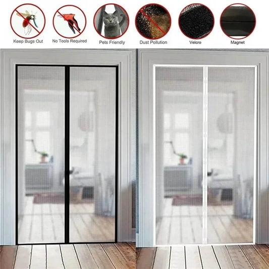 Anti Mosquito Fly Curtains For Doors Screen Magnetic Mosquito Net Door Window Automatic Closing Mesh For Kitchen Living Room - P12 Hub Europe