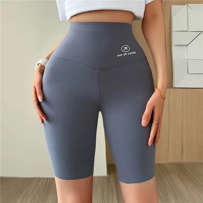 Women's High Waist Gym Shorts - P12 Hub Europe