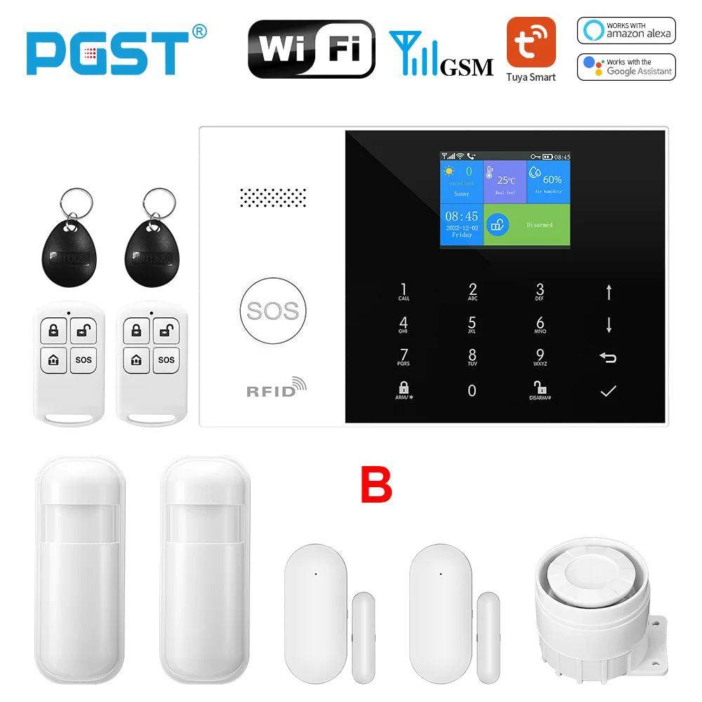 Alarm System Tuya GSM/WiFi | Wireless Home Security, Alexa, App - P12 Hub Europe
