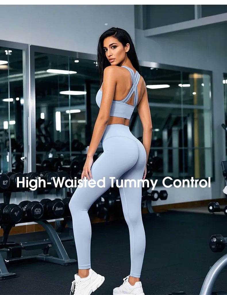Summer High-Waisted Workout Leggings - P12 Hub Europe