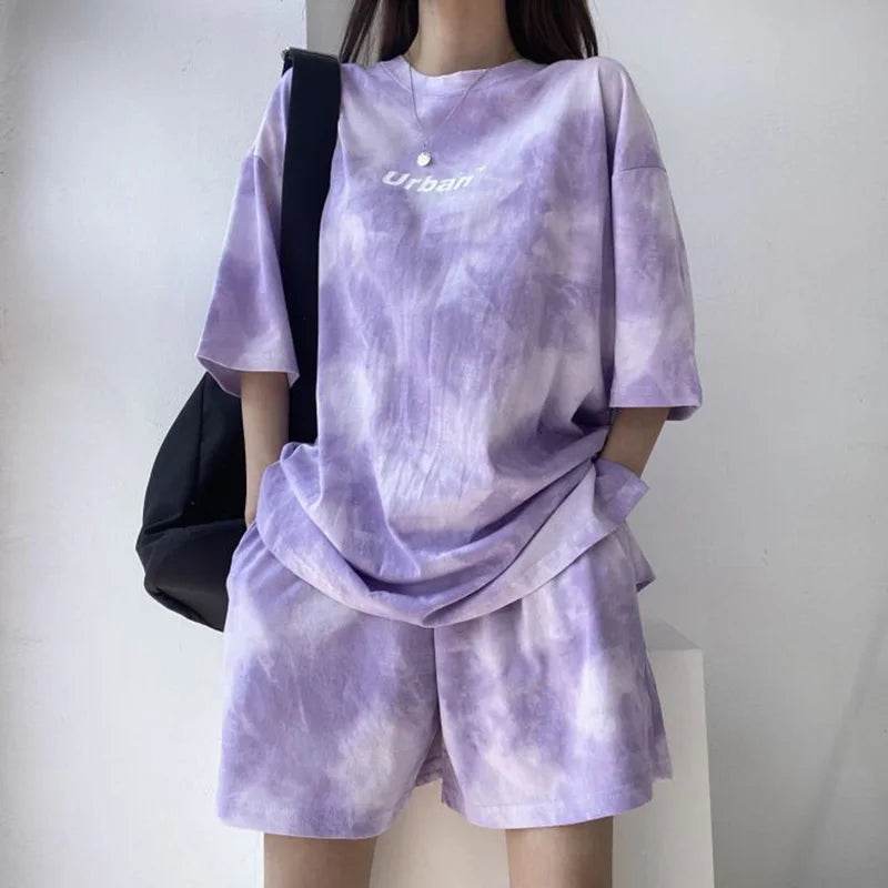 Summer Tie Dye Shorts Set - P12 Hub Europe