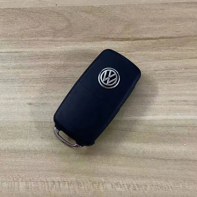 14MM Car Key Stickers Auto Control Keychain Emblem Accessories For Volkswagen VW Rline GTI R Polo Golf Passat Magotan Tiguan GTD