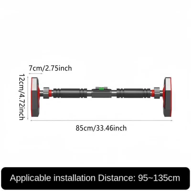Multi-Function Door Horizontal Bar Steel Adjustable Pull Up Chin Up Training Equipment Home Gym Workout Fitness Equipment