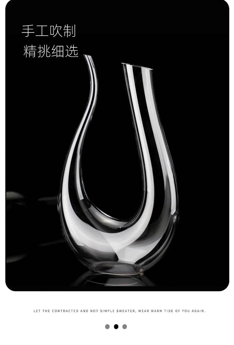High-grade crystal glass red wine decanter household dispenserEuropean red wine jug wine personality jug set - P12 Hub Europe
