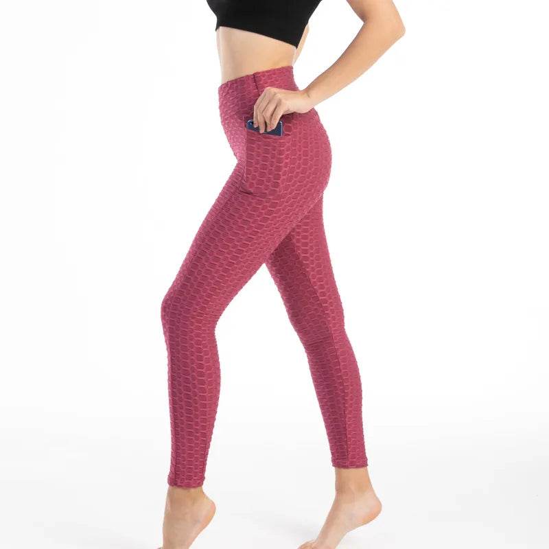 Women's Pocketed Bubble Leggings - P12 Hub Europe